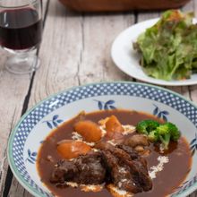 【圧力鍋】基本のビーフシチュー・時短でお肉ほろほろに！