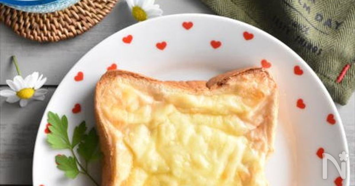 冷凍作り置きトースト～カニ缶クリームトースト