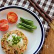 ヘルシーでも美味しい～！豆腐とれんこんのモチシャキバーグ