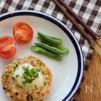 【豆腐とれんこんの和風ハンバーグ】ヘルシーおかず！お弁当にも
