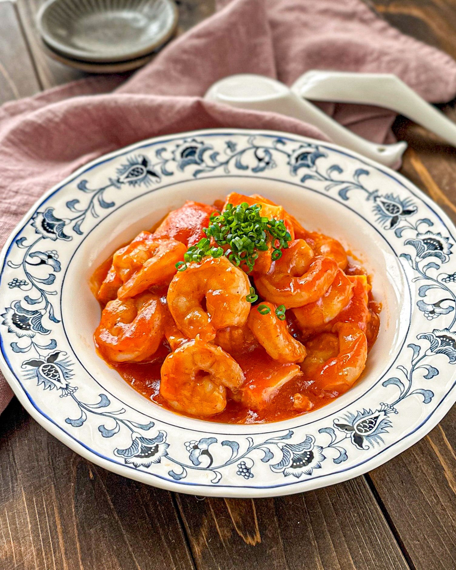 甘辛♡エビと厚揚げヤンニョム】かさまし♡子どもも食べれる | レシピ