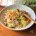 余ったそうめんが激変「野菜たっぷりの焼きそうめん」