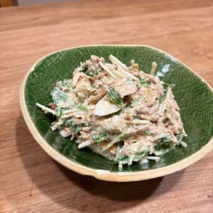 1191204の作ってみた!投稿(水戻し不要◎混ぜるだけ【水菜と切干大根の白和え】)