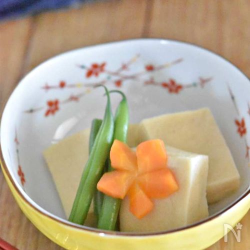 水戻し不要！甘さ控えめ高野豆腐の煮物【作り置き】