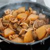 『豚バラこんにゃくと大根の味噌炒め煮』こっくり甘味噌☆の工程4