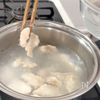 【鶏むね肉がしっとり】ぷるぷる水晶鶏の濃厚ごまだれの工程3