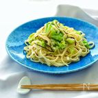 キャベツと塩昆布の冷やし和えうどん
