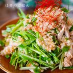 大根おろしたっぷり♪『鶏むね肉と水菜の和風おろし♪』