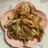 チョビの助の作ってみた!投稿(＼お弁当にも／レンチン4分【舞茸ちくわのごま味噌あえ】)
