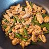 ヒラメの作ってみた!投稿(［豚肉といんげんのピリ辛ごま酢炒め］たれが旨い！ごはん泥棒)