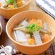 【大根とごぼうのお味噌汁】ごま油薫る♡