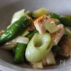 鶏ささみ肉の焼き鳥風炒め