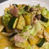 えみりんの作ってみた!投稿(行列の定食屋さんの🍚のり塩じゃがバター野菜炒め定食🤩)