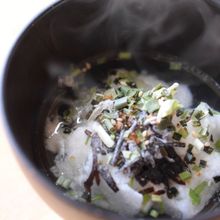 長いもの汁物