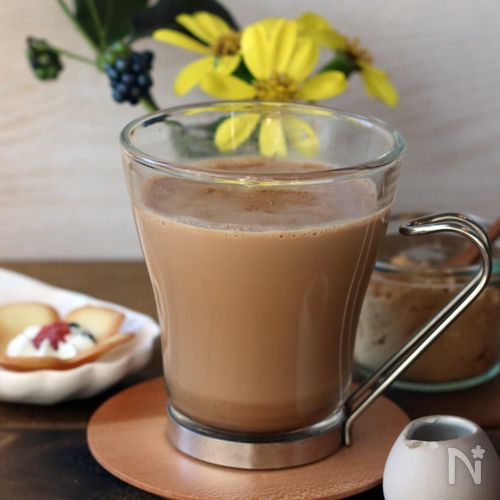 ほうじ茶きなこラテ