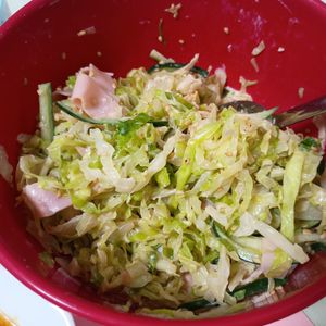 milkの作ってみた!投稿(【食材3つ】レンジで簡単♪
ハムとキャベツの胡麻マヨポン)
