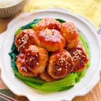 【豆腐入り肉団子の甘酢あん】ふわふわに仕上がる♡