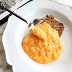 湯煎でとろとろチーズスクランブルエッグ