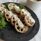 ホックリ焼きれんこん〜レムラードソース添え〜