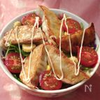 花咲く☆餃子どんぶり