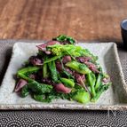 菜の花とホタルイカの和え物