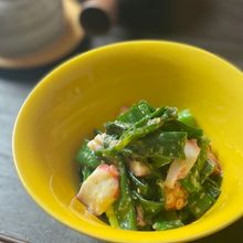 【九条ネギと蒸しだこの胡麻酢味噌和え】簡単♪おもてなし料理