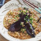とろとろなすのカレーそぼろあん【調味料2つ・揚げない】