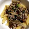 猫の作ってみた!投稿(挽き肉とネギだけ！がっつり系の和風ミートパスタ)