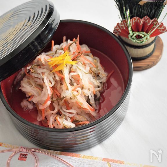 刻み昆布入り紅白なます