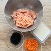 【ひじき入り鶏つくね】ふわふわヘルシー！の工程1