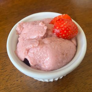 Shinoの作ってみた!投稿(【苺のムース】豆乳で作るヘルシー美味しい♪)