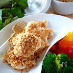 揚げないチキン＊鶏むね肉のヘルシーパン粉焼き＊トースター5分