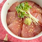 卵黄＆めんつゆで作る！コク旨♡ハマチの漬け丼