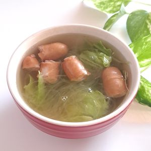 とのちゃまの作ってみた!投稿(カップに入れてチンするだけ♪簡単すぎる「コンソメ春雨スープ」)
