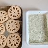 揚げたて最高【れんこんの磯辺揚げ】今日のおつまみの工程1