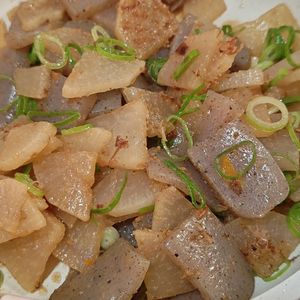 ぽんちゃんの作ってみた!投稿(めんつゆでラクラク♪味しみ♪『大根とこんにゃくのおかか煮』)