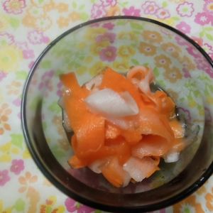 おほしさまぴかぴかの作ってみた!投稿(りぼん野菜のクミンピクルス)