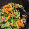 1169387の作ってみた!投稿(ご飯泥棒♩小松菜と人参のオイスター炒め)