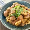 豚こまで満足!《豚こま団子とれんこんの黒酢炒め》