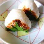 ピリ辛にんにく味噌おにぎり