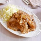 彼が口いっぱい頬張る！がっつり系の味！豚の生姜焼き