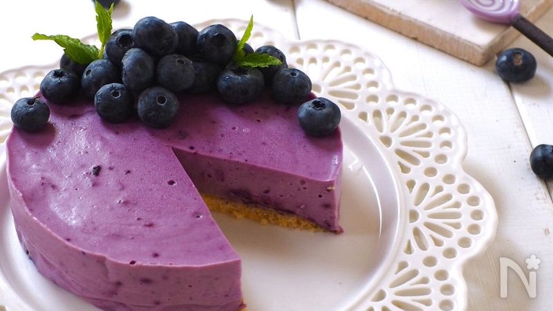 ブルーベリーのマシュマロージュ ブラン By きゃらきゃら レシピサイト Nadia ナディア プロの料理家のおいしいレシピ