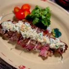 ぷは〜ってしたい日に。ラム肉のオリエンタルステーキ。