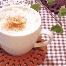 手軽におうちCafe♪ほっこりシナモンキャラメル豆乳