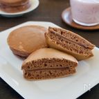 子どもと作れる!　ふんわりチョコどらやき