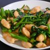 こざかなの作ってみた!投稿(鶏肉と空心菜のオイスターソース炒め)