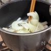 豚バラと玉ねぎのうどんの工程3