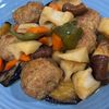 Yuuの作ってみた!投稿(ご飯に合う!!『彩り野菜と肉団子の甘酢あん』)