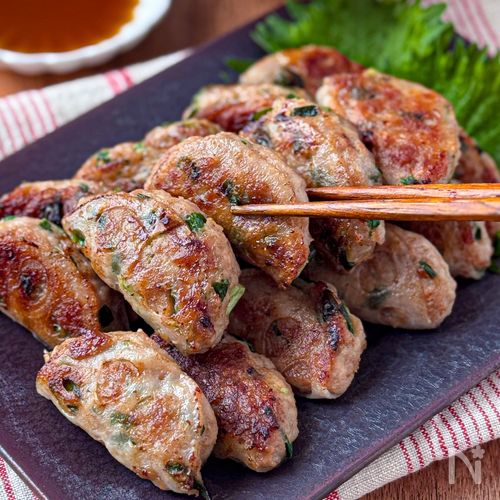 包まず簡単◎シャキっと美味しい♪【れんこん餃子】