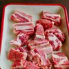 ブロック肉で豪華に！ポークトマトシチューの工程1